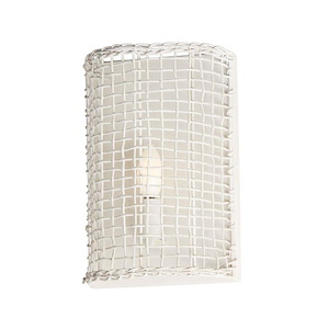 Cestino - 1 Light Wall Sconce-12.25 Inches Tall and 8.25 Inches Wide - 1342418