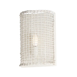 Cestino - 1 Light Wall Sconce-12.25 Inches Tall and 8.25 Inches Wide