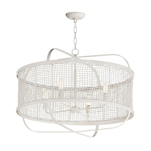 Cestino - 5 Light Pendant-18.75 Inches Tall and 30 Inches Wide