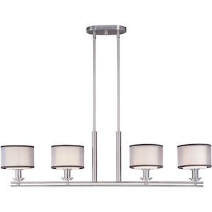 Orion-Four Light Pendant in Modern style-6.5 Inches wide by 25.5 inches high