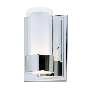 Silo-One Light Wall Sconce in Modern style-5 Inches wide by 7.5 inches high
