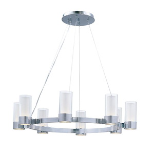 Silo-16W 8 LED Chandelier in Modern style-32 Inches wide by 7 inches high - 1027860