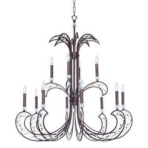 Autumn-Twelve Light 2-Tier Pendant-40 Inches wide by 43.25 inches high - 605031
