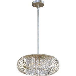Arabesque-Seven Light Pendant in Crystal style-18 Inches wide by 8 inches high