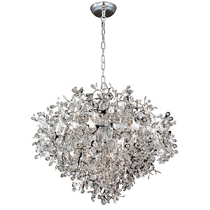Comet-Thirteen Light Chandelier in Crystal style-35 Inches wide by 27 inches high