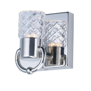 Crystol-4.5W 1 LED Wall Sconce-4.75 Inches wide by 5.75 inches high