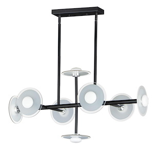 Helio-32W 8 LED Pendant-35 Inches wide by 17.5 inches high