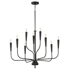 Vela - 9 Light Chandelier-24 Inches Tall and 32 Inches Wide - 1265846