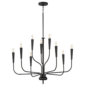 Vela - 9 Light Chandelier-24 Inches Tall and 32 Inches Wide