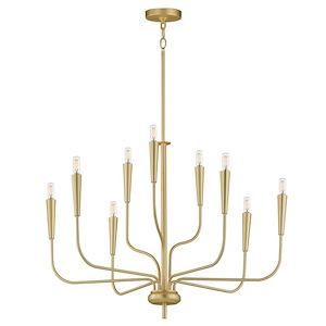 Vela - 9 Light Chandelier-24 Inches Tall and 32 Inches Wide - 1265846