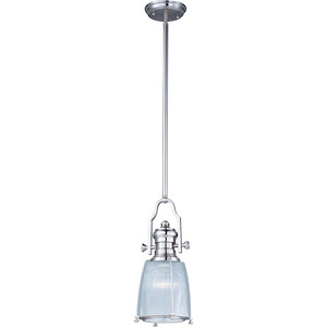 Hi-Bay-One Light Adjustable Pendant in Modern style-9 Inches wide by 18 inches high
