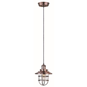 13.25 Inch Mini Hi-Bay - One Light Pendant
