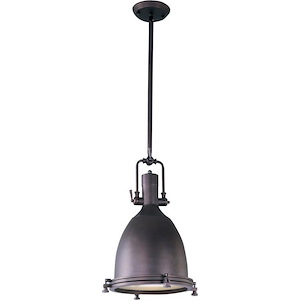 Hi-Bay-One Light Adjustable Pendant in Modern style-14.25 Inches wide by 23.5 inches high - 284710