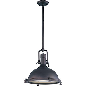 Hi-Bay-One Light Adjustable Pendant in Modern style-17.75 Inches wide by 17 inches high - 284709