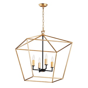 Abode-Four Light Chandelier-24.5 Inches wide by 27.75 inches high