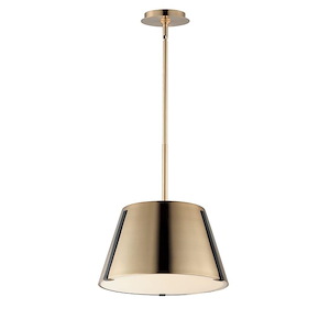 Carlo - 24W 1 LED Pendant-8 Inches Tall and 13.75 Inches Wide