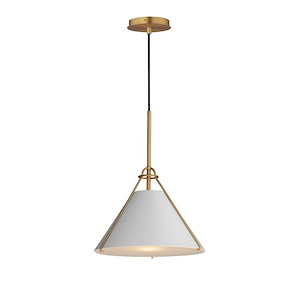 Lucas - 1 Light Pendant-10 Inch Tall and 13.25 Inch Wide - 1377264