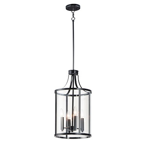 Sentinel - 4 Light Pendant-21.5 Inches Tall and 12 Inches Wide