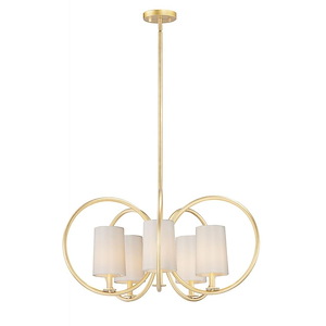 Meridian-5 Light Chandelier-30.5 Inches wide by 14.5 inches high - 1213570