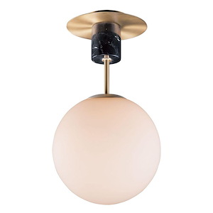 Vesper-1 Light Semi-Flush Mount-9.75 Inches wide by 19 inches high - 1027882