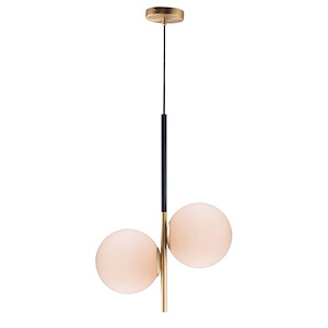 Vesper-2 Light Pendant-9.75 Inches wide by 23.75 inches high - 1027886