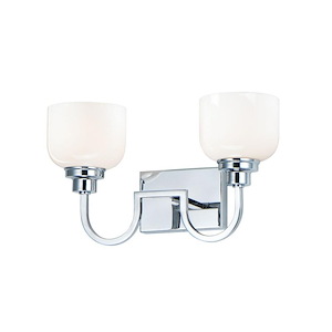 Swale-2 Light Bath Vanity-17 Inches wide by 10.75 inches high