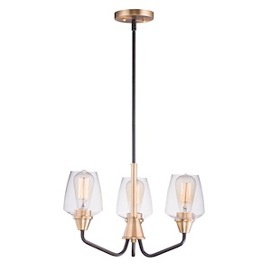 Goblet-3 Light Mini Chandelier-19 Inches wide by 12 inches high - 1027553