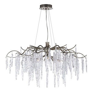 Willow-Eight Light Chandelier-35 Inches wide by 20.75 inches high