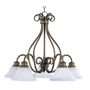Pacific - 5 Light Down Light Chandelier