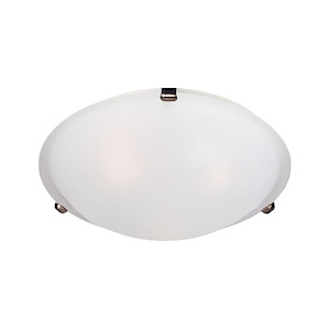 Malaga-2 Light Flush Mount in Transitional style-12.5 Inches wide by 4 inches high