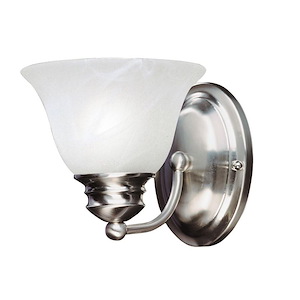 Malaga-1 Light Wall Sconce in Transitional style-6 Inches wide by 6.5 inches high
