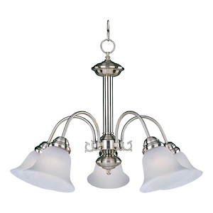 Malaga-Five Light Chandelier in Transitional style-24 Inches wide by 17 inches high