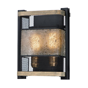 Boundry-Two Light Wall Sconce-13.25 inches high
