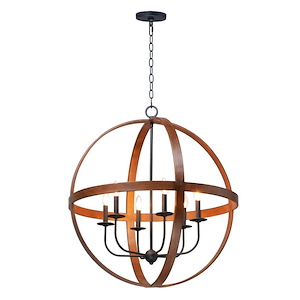 Compass-6 Light Pendant-30 Inches wide by 32.75 inches high - 1024552