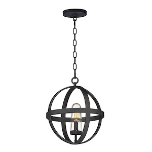 Compass-1 Light Outdoor Pendant-12 Inches wide by 14 inches high - 1024547