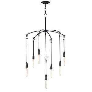 Pioneer - 7 Light Chandelier-51.25 Inches Tall and 28 Inches Wide - 1342434