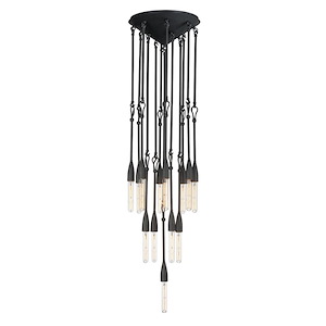 Pioneer - 13 Light Pendant-54.25 Inches Tall and 15 Inches Wide