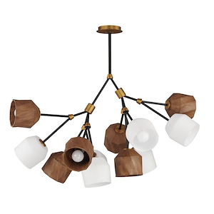 Akimbo - 72W 12 LED Pendant-25.5 Inches Tall and 40.75 Inches Wide