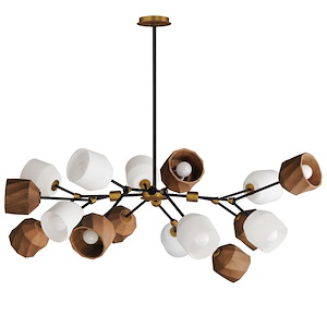 Akimbo - 112W 16 LED Pendant-21.25 Inches Tall and 60.75 Inches Wide - 1311088
