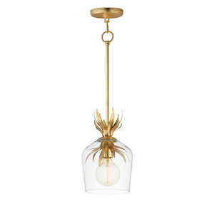 Paloma - 1 Light Pendant-12 Inches Tall and 7.75 Inches Wide