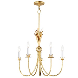 Paloma - 5 Light Chandelier-22.5 Inches Tall and 26 Inches Wide