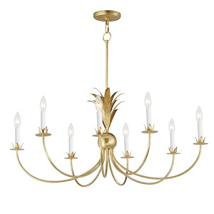 Paloma - 8 Light Chandelier-17.5 Inches Tall and 36 Inches Wide - 1311091