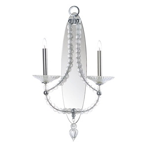 Paris-Two Light Wall Sconce-14.75 Inches wide by 25.75 inches high