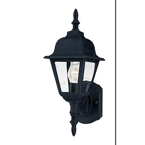 Cast-1 Light Outdoor Wall Lantern in Early American style-8 Inches wide by 17 inches high - 1213771