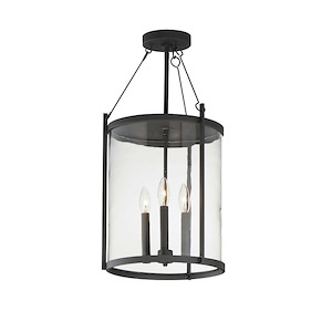 Belfry - 3 Light Outdoor Pendant-25 Inches Tall and 13 Inches Wide - 1284159