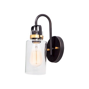 Magnolia-1 Light Wall Sconce-5 Inches wide by 12 inches high - 1027781