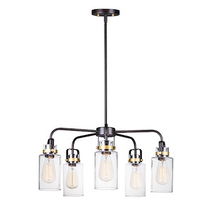 Magnolia-5 Light Pendant-26 Inches wide by 13 inches high