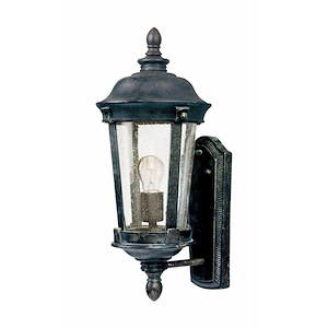 Dover DC-1 Light Outdoor Wall Lantern in Mediterranean style-8 Inches wide by 19.5 inches high - 1213630