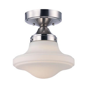 New School-15W 1 LED Flush Mount-10.5 Inches wide by 11 inches high