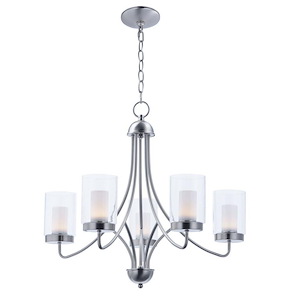 Mod-32.5W 5 LED Chandelier-26 Inches wide by 22.5 inches high